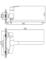 Смеситель для ванны Ledeme L2232