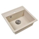 Кухонная мойка из искусственного камня WISENT W510-30 Бежевая